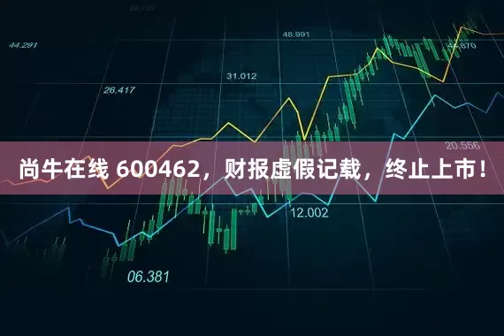 尚牛在线 600462，财报虚假记载，终止上市！